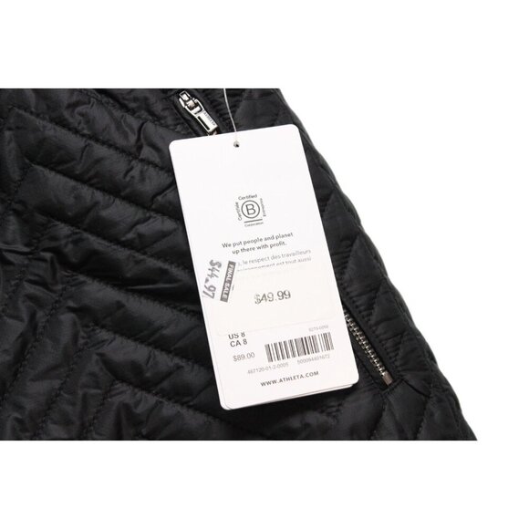 Athleta Apres Ski Shorts Size 8 Black Outdoor Hiking Climbing Cold Relaxed Fit - Picture 7 of 9